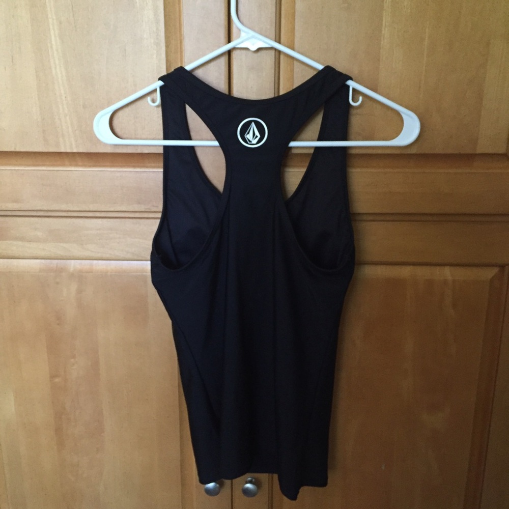 Volcom Black Racerback Tank Top
